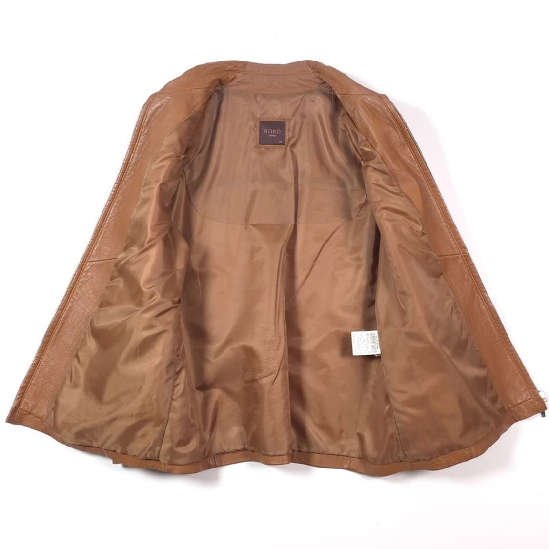 ROBO 빈티지 램스킨 싱글 가죽 자켓 카멜 88 상품이미지5