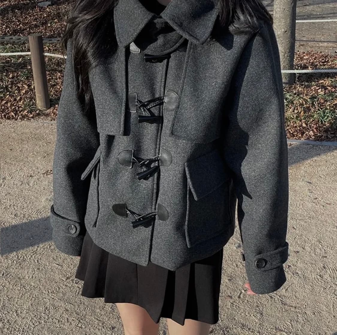 무료배송) 도쿄걸st 떡볶이 숏코트 상품이미지1