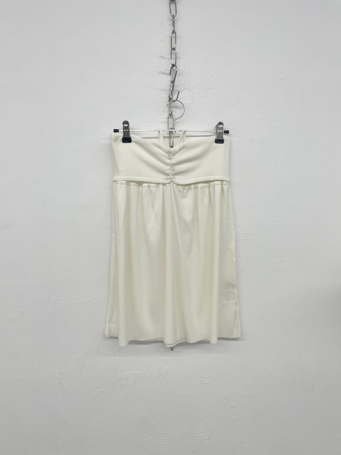퓨어 버튼 홀터 탑 상품이미지4