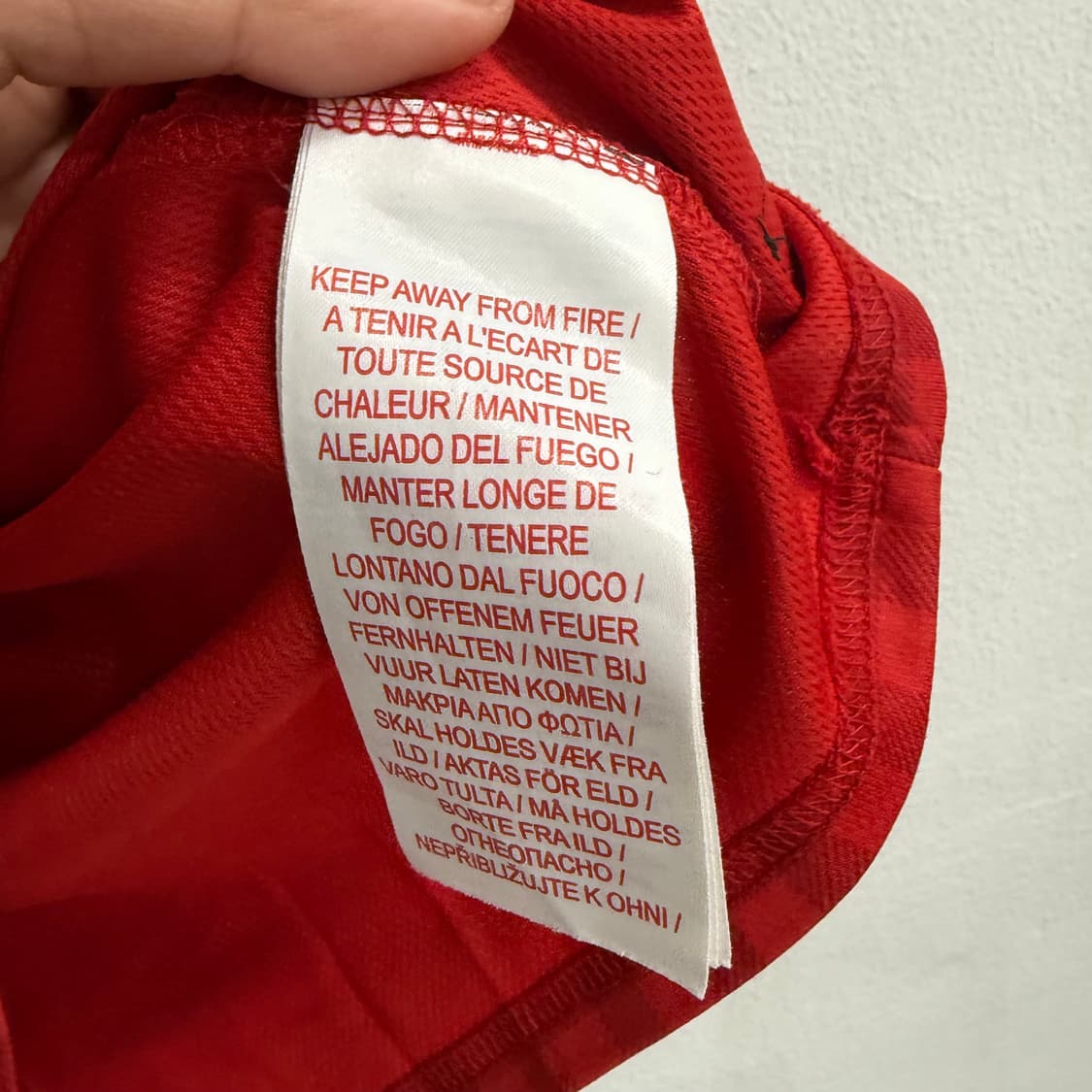 나이키 맨체스터유나이티드 유니폼 레드 체크 kids 상품이미지3