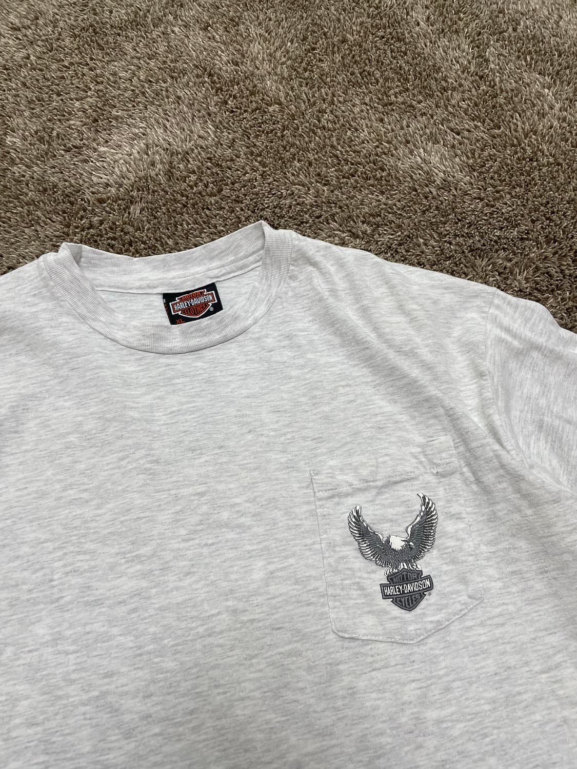90s harley tee 이글 포켓 티 상품이미지3