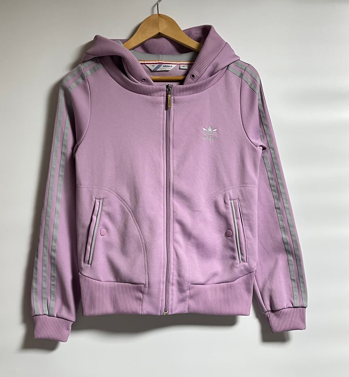 레어 아디다스 플락 딸기우유 후드집업 져지 트랙탑 후드티 90 상품이미지1