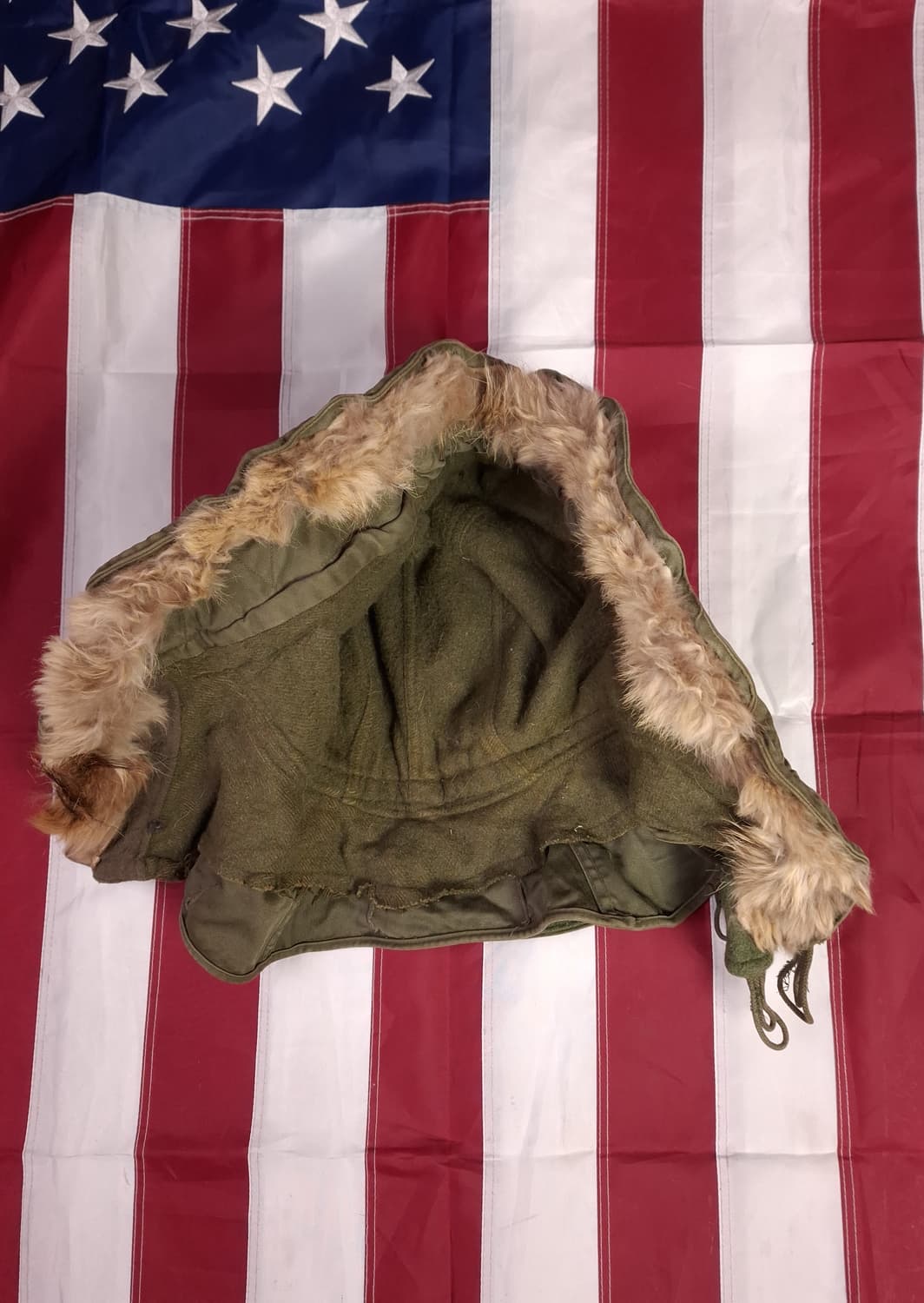 오리지날 미군 M-51 진나단파카 양털 라이너 미듐 셋트 상품이미지2