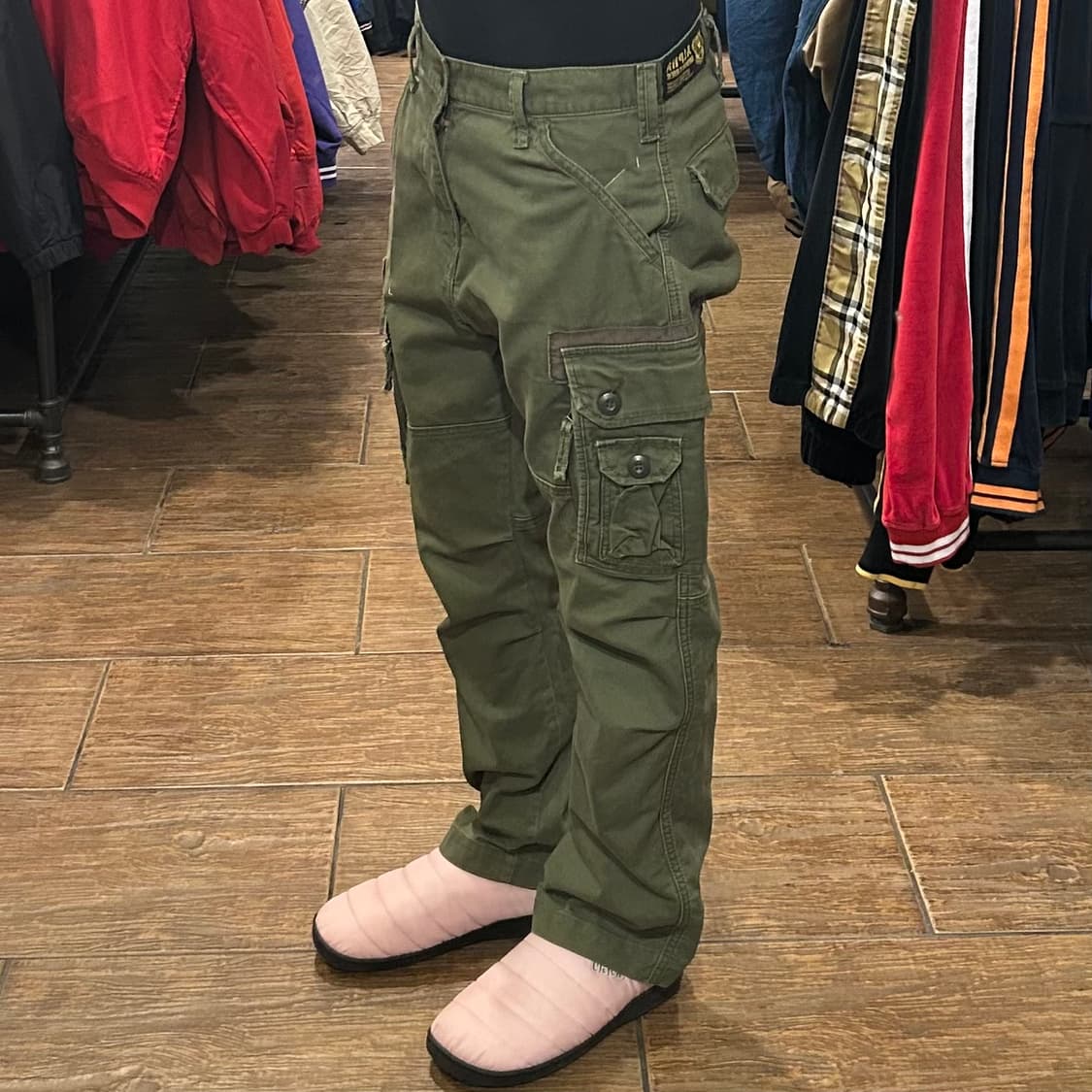 [HI] 알파인더스트리 카고 팬츠 카키 상품이미지4