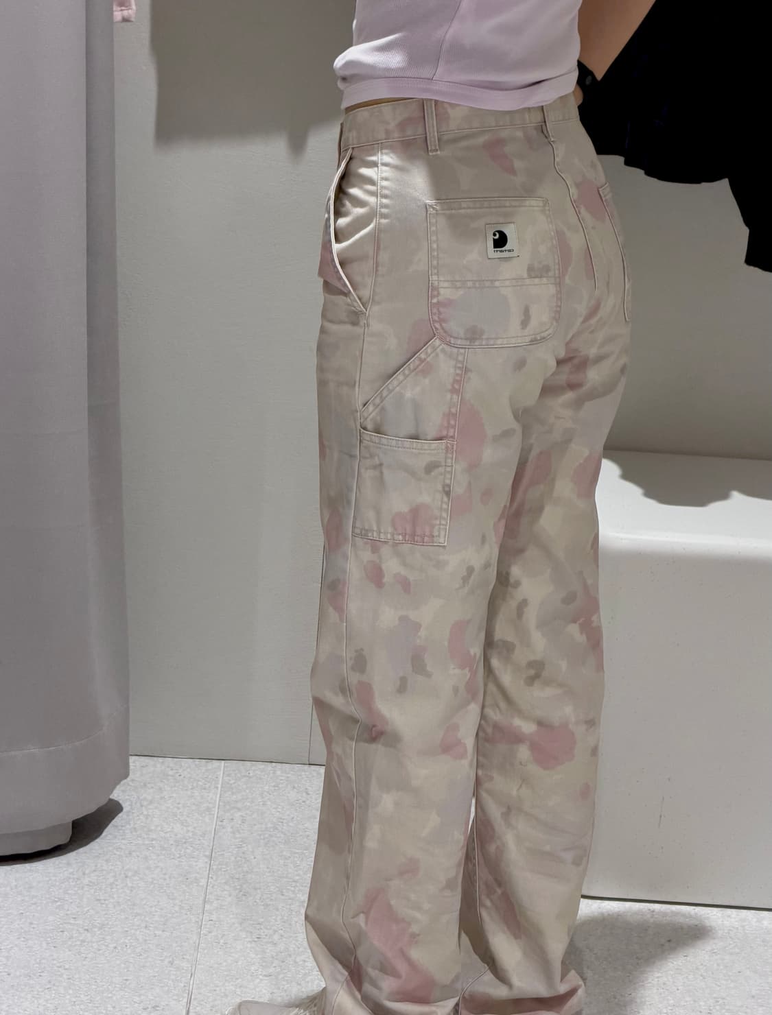 (26) 칼하트 핑크 카모 벚꽃 피어스 팬츠 상품이미지4