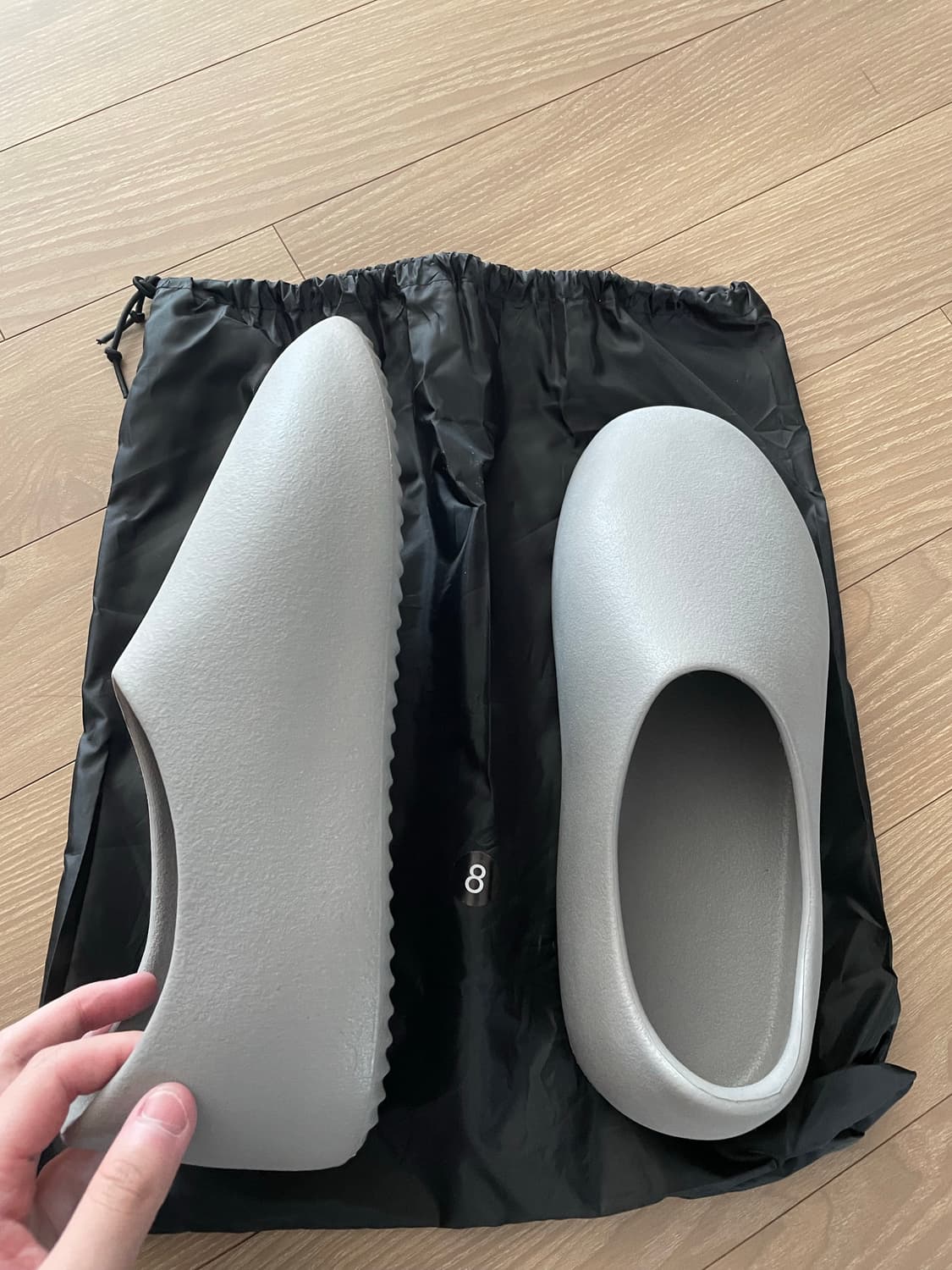 Yeezy SL-01 grey 이지 슬라이드 상품이미지3