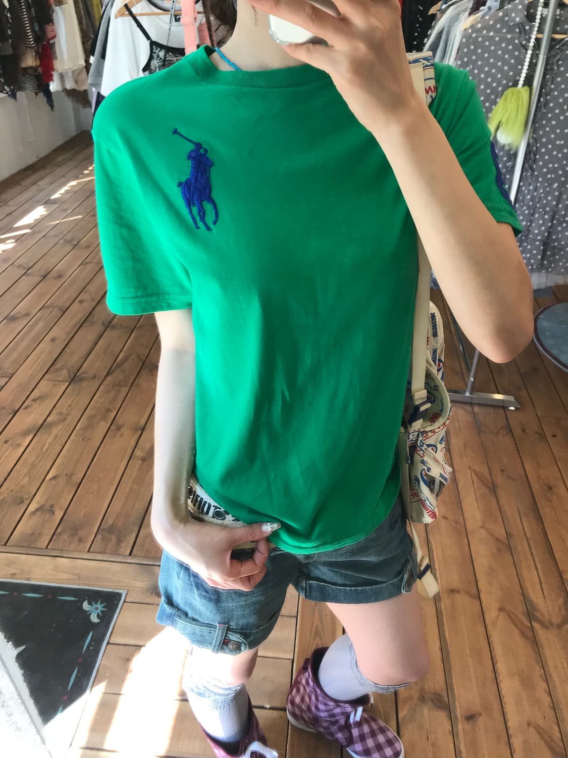 폴로 그린 빅포니 반팔 티셔츠 상품이미지5