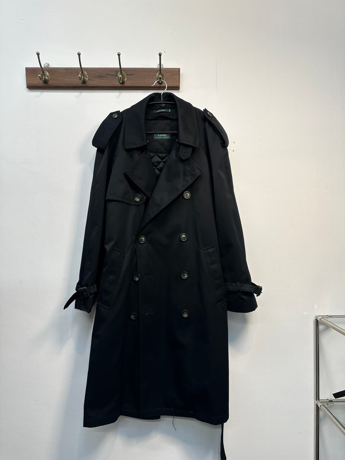 폴로 랄프로렌 트렌치 코트 블랙42 (100size) 상품이미지1