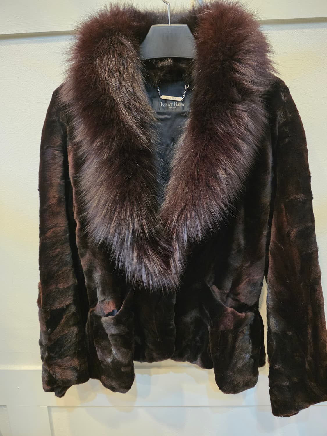 IZZZAT BABA 폭스퍼 밍크코트 상품이미지1