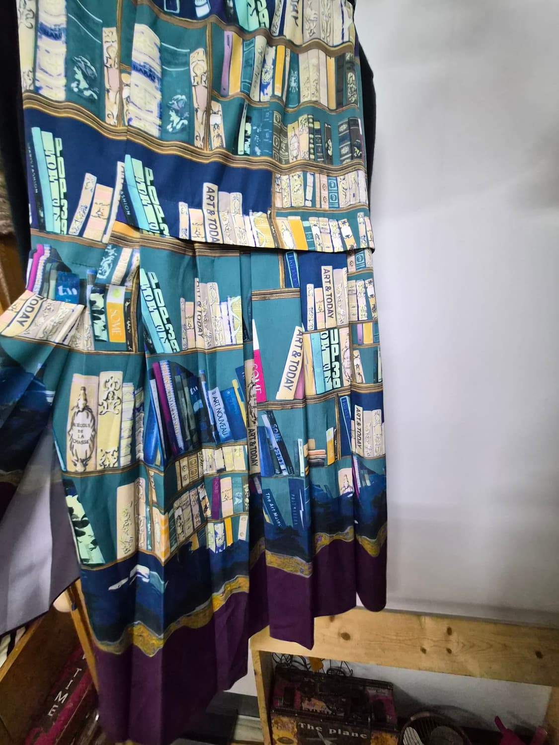 키이스 순모가디건. lusso 언발 일러스트 스커트 상품이미지9