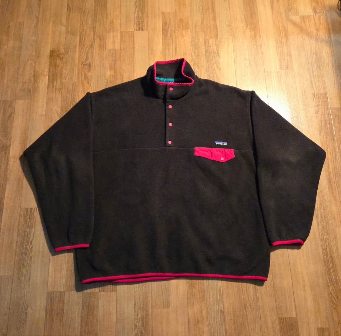 (XL)파타고니아 11s 브라운/레드 신칠라 플리스 상품이미지1