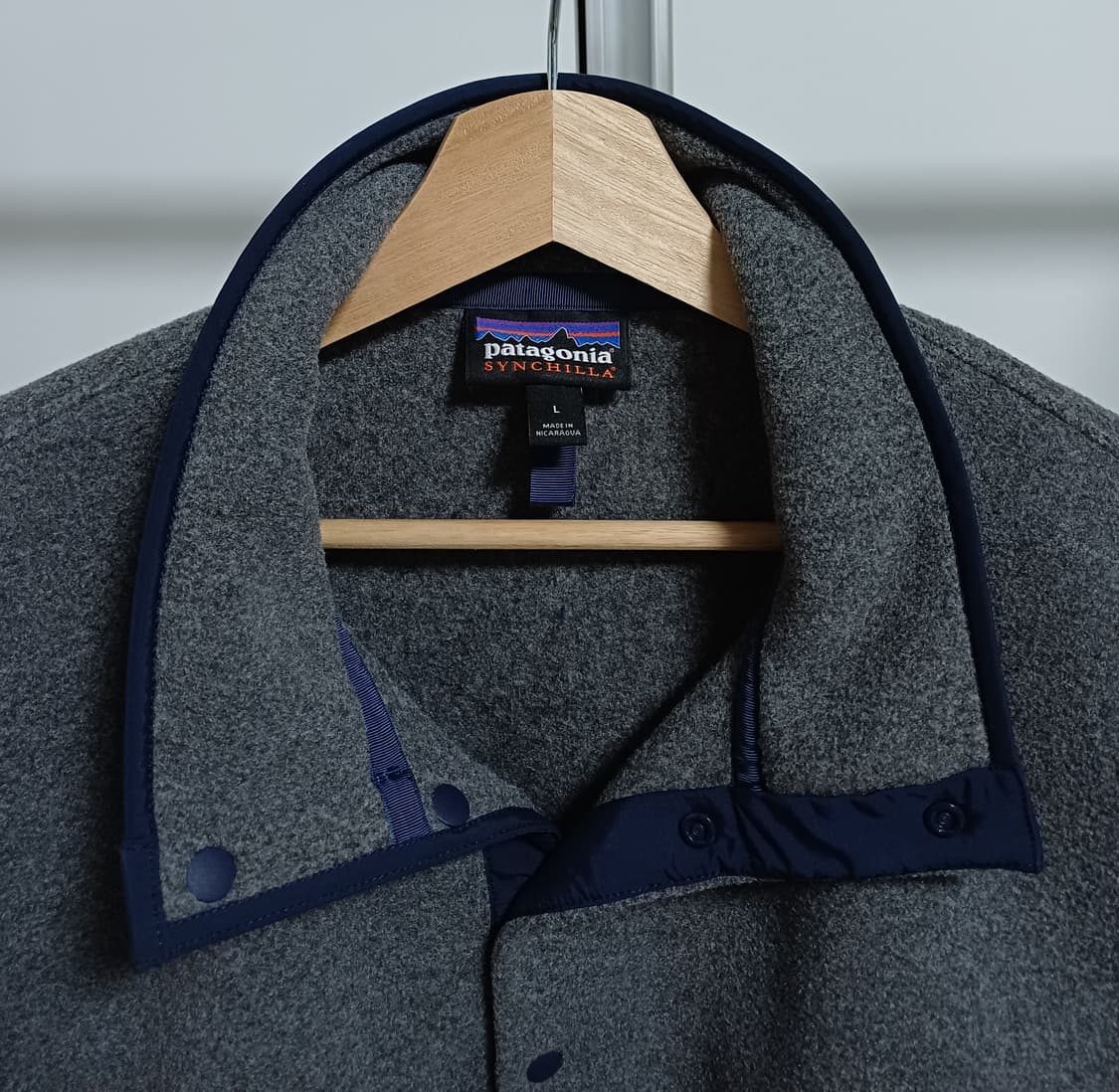 [L] 파타고니아 신칠라 스냅티 니켈 / 네이비 블루 상품이미지4