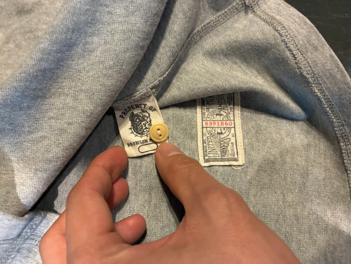 XXL) 브론슨 헨리넥 그레이 상품이미지3