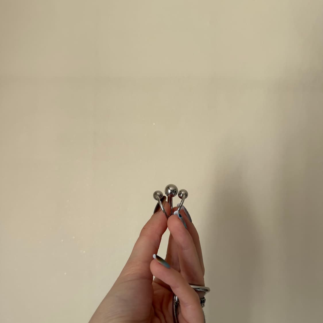 쓰리 볼 오픈 반지 상품이미지8