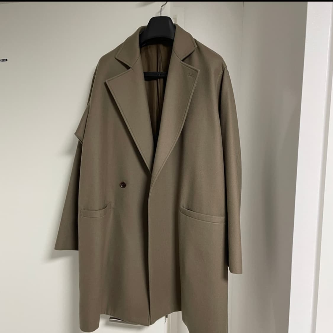 오라리 라이트 멜톤 오버코트 상품이미지1