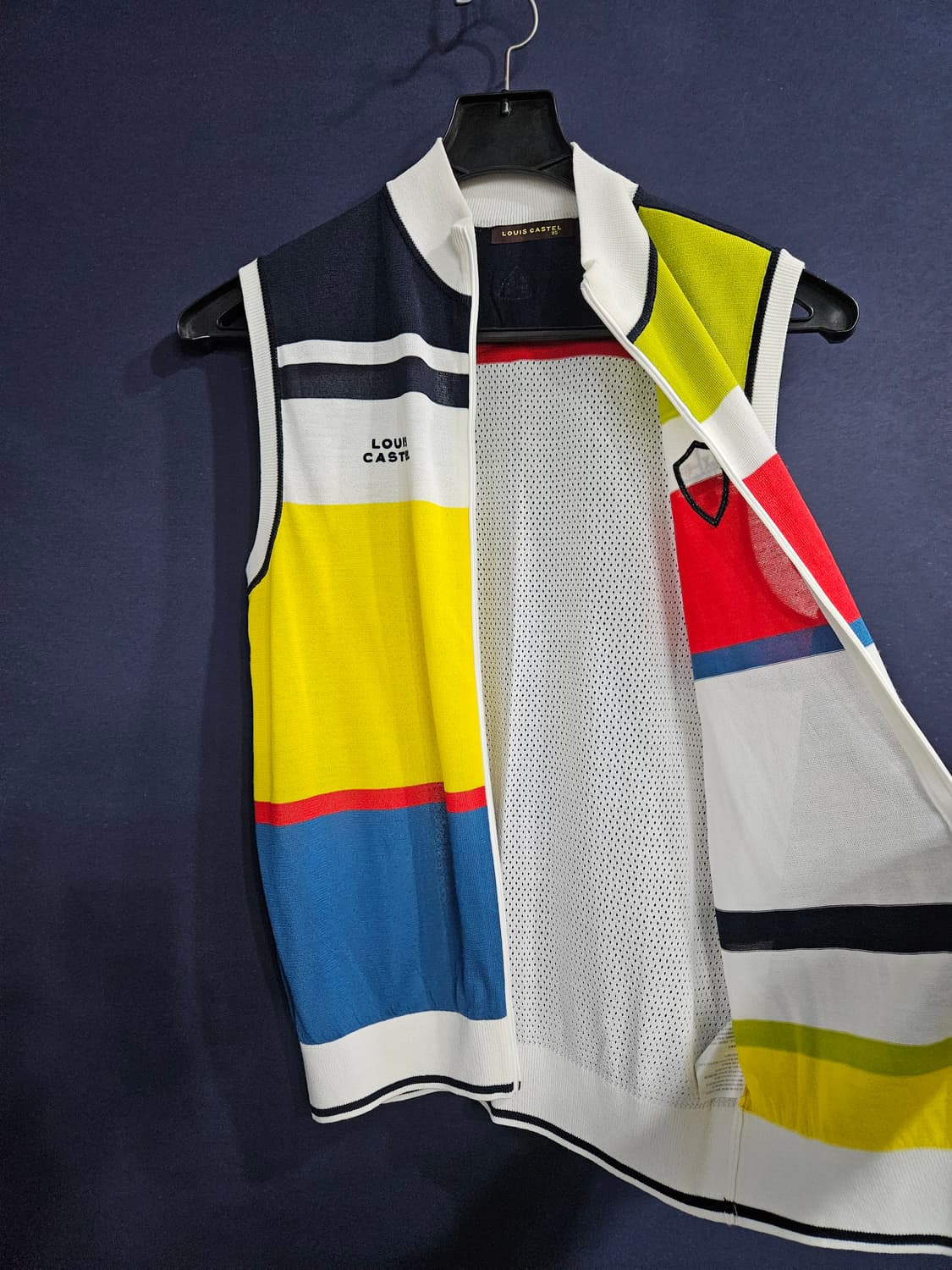 루이까스텔 패턴 배색 남성 95 골프 베스트  상품이미지7