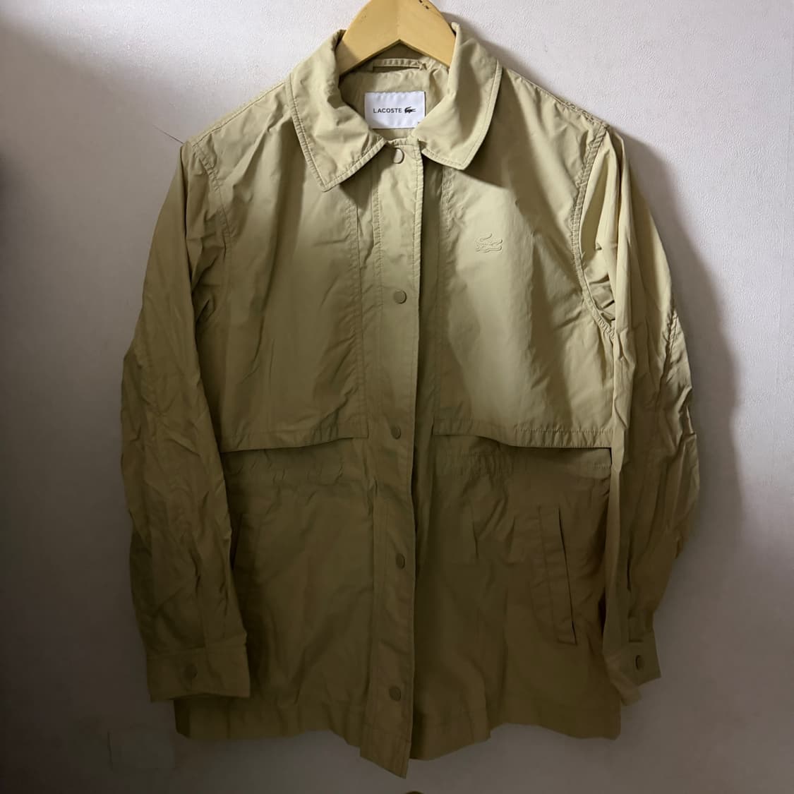 라코스테 여성 로고 트렌치형 점퍼 36 (여성 66정도) 상품이미지1