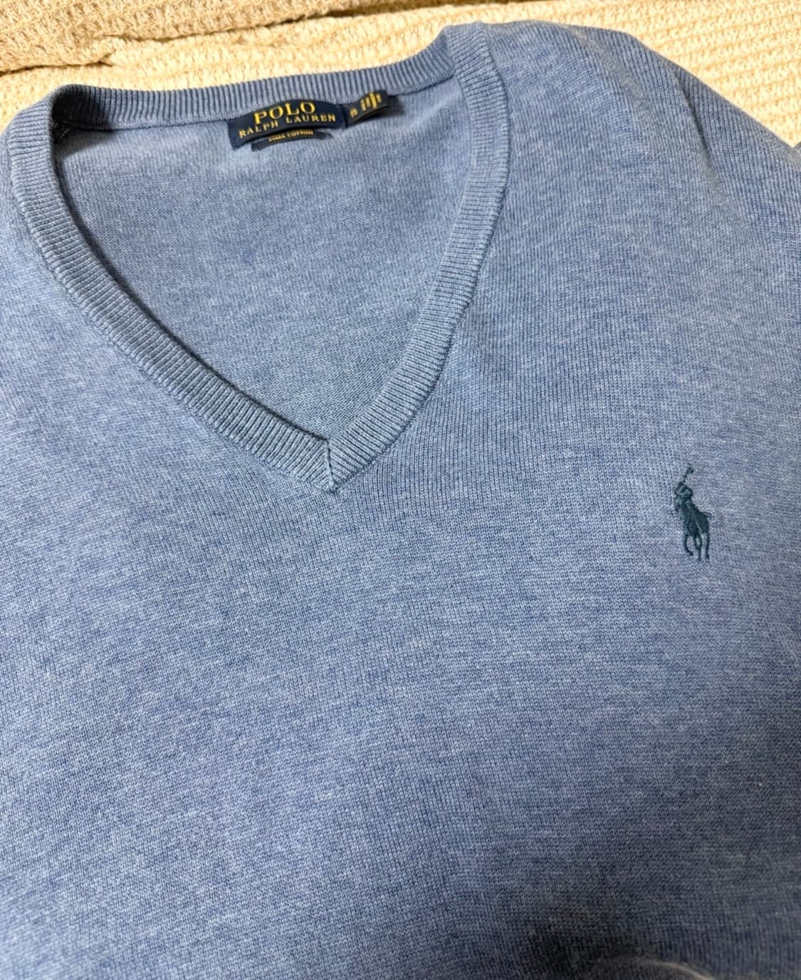 폴로 피마코튼 니트 상품이미지1