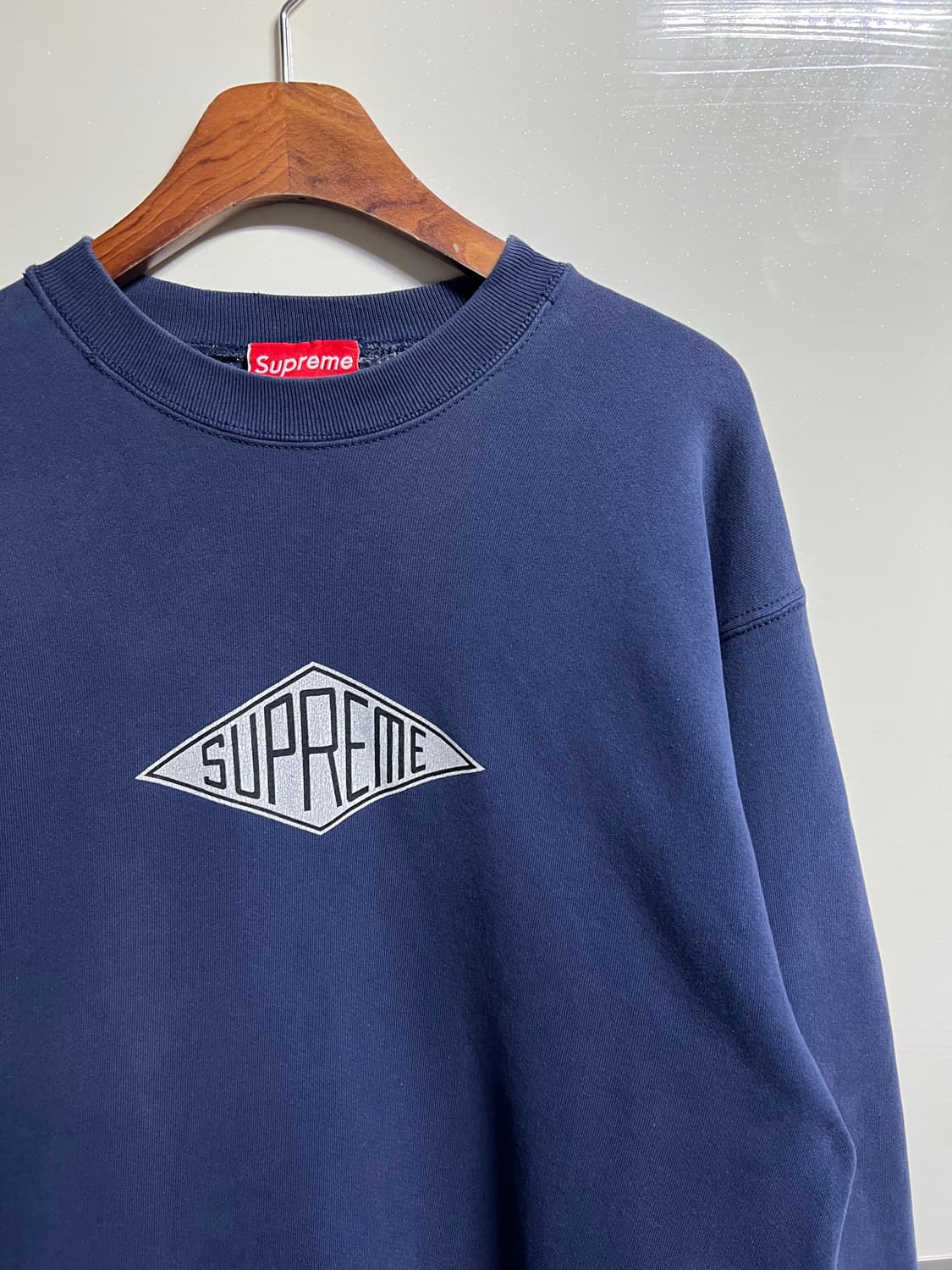 빈티지 90s 슈프림 다이아몬드 로고 크루넥 상품이미지2