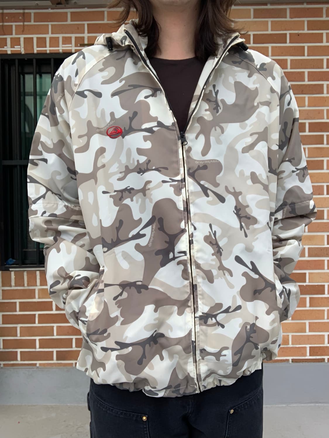 (L)퀵실버 카모 윈드브레이커 상품이미지1