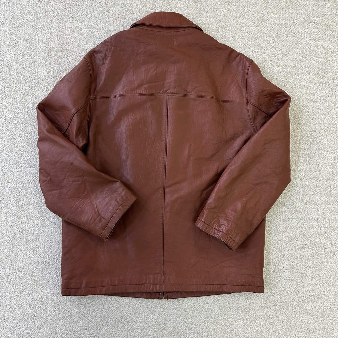 95 인디안 브라운 가죽 자켓 0320D 상품이미지4