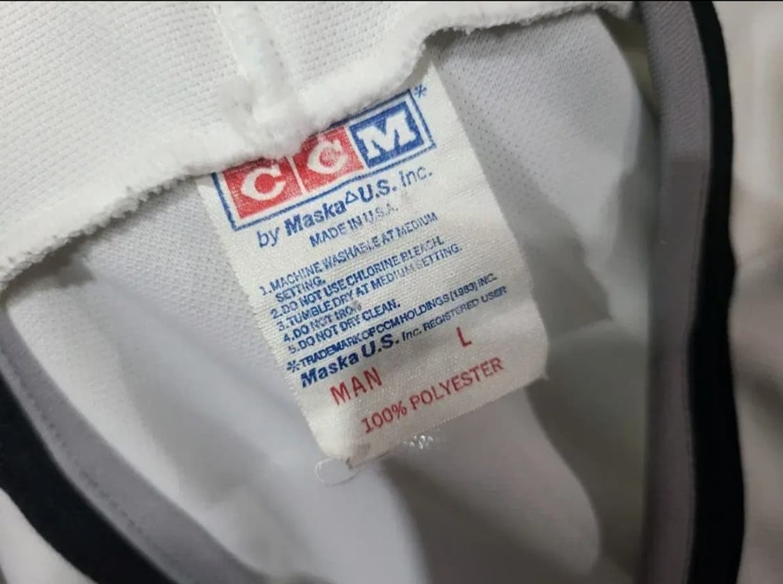 CCM LA KINGS 엘에이 킹즈 하키 져지 화이트 긴팔 상품이미지4