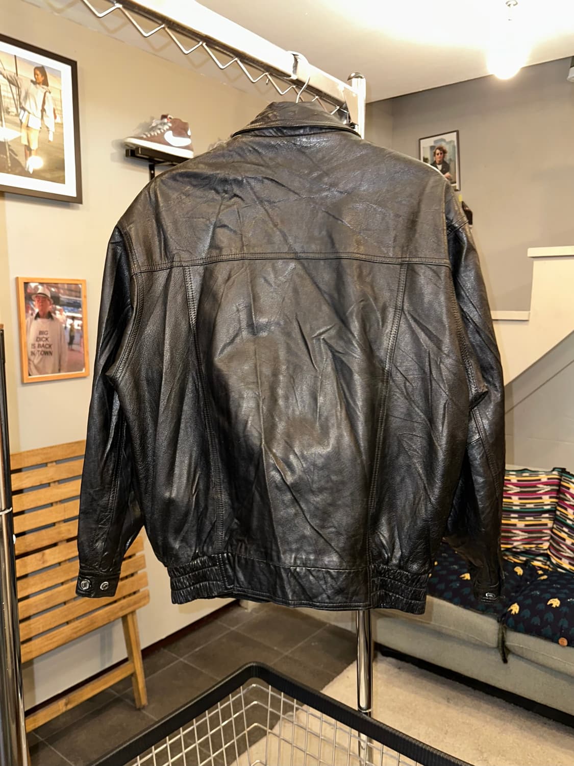 90’s Pierre Cardin lambskin leather JK 상품이미지9