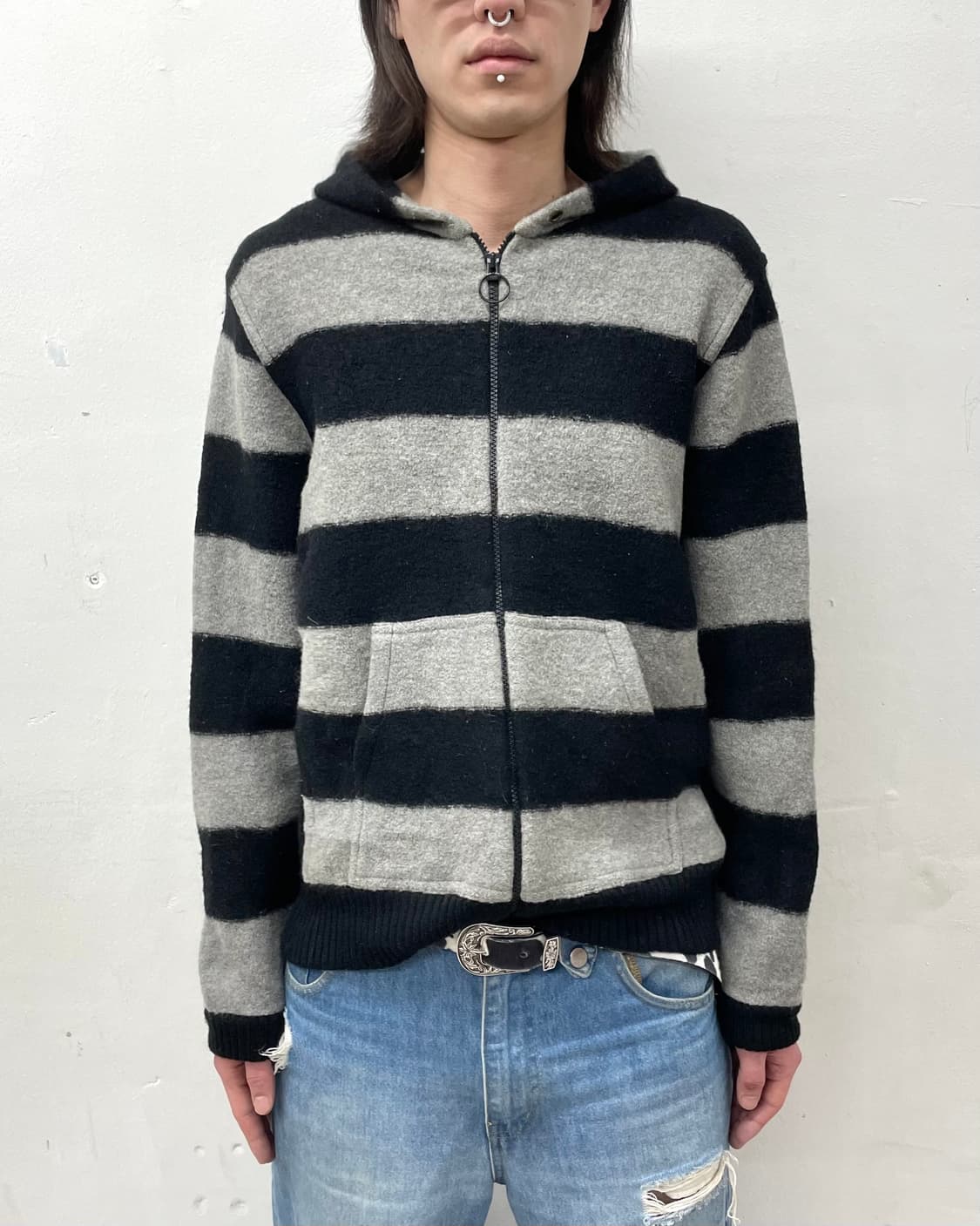 Beams Stripe Grey Jacket  상품이미지1