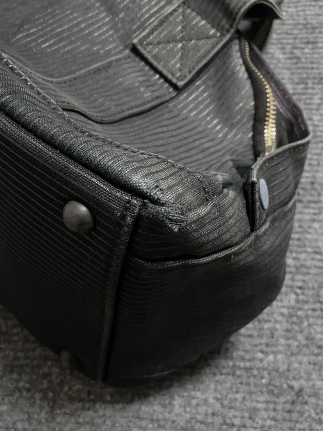 포터 블랙 스트라이프 보스턴백 상품이미지9