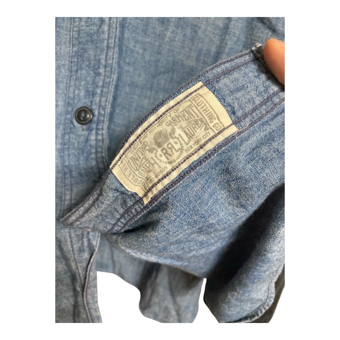 RRL 샴브레이 셔츠 L 상품이미지5