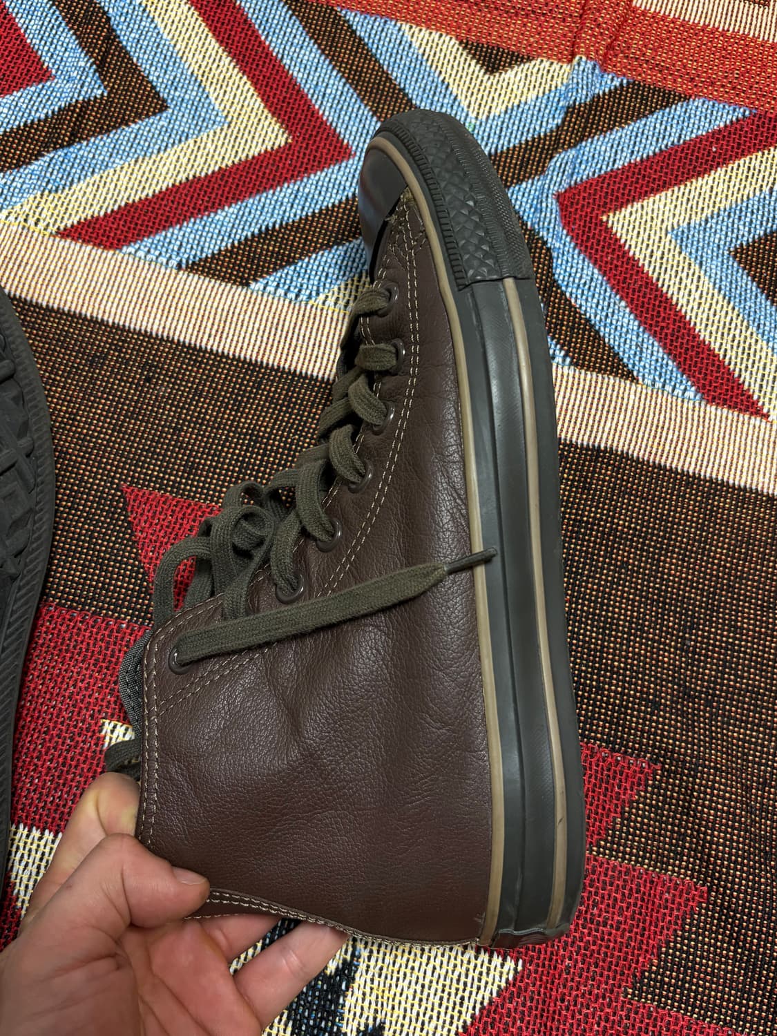 250) 컨버스 척테일러 브라운 레더 하이 상품이미지5