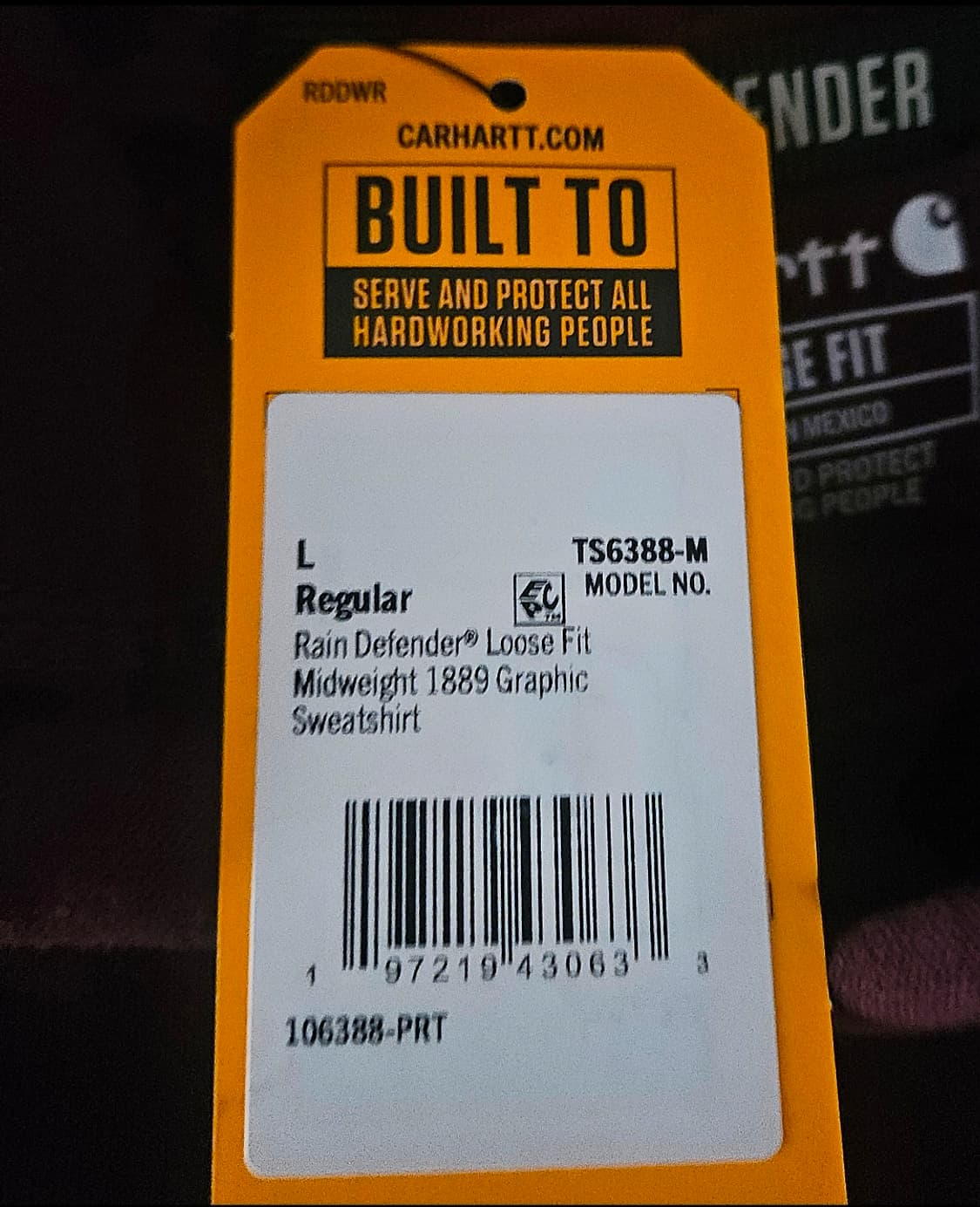 [최종가] 새상품 칼하트 후드 상품이미지2