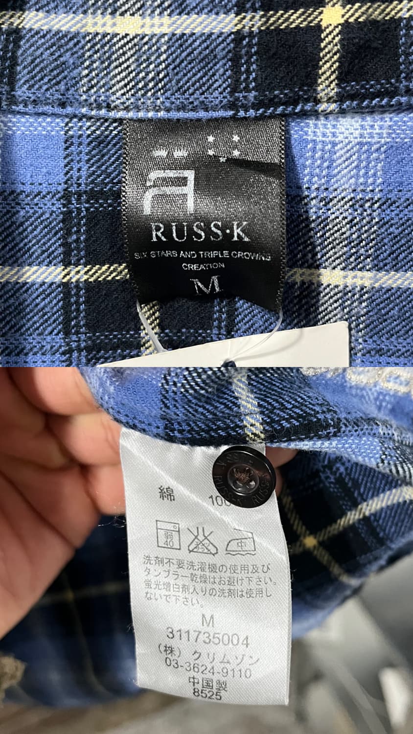 RUSSK check shirt 상품이미지8
