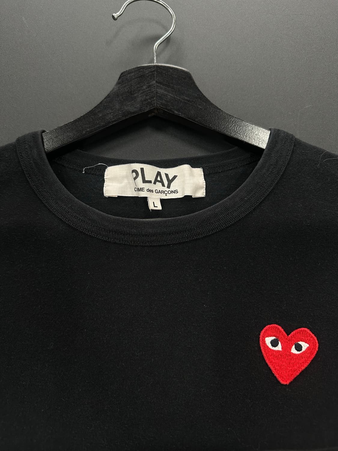 꼼데가르송 레드와펜 롱슬리브 상품이미지5