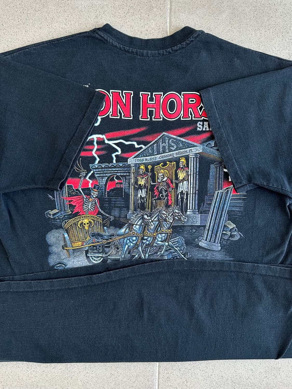 90s 빈티지 아이언호스 바이커 티셔츠 Iron Horse 상품이미지6