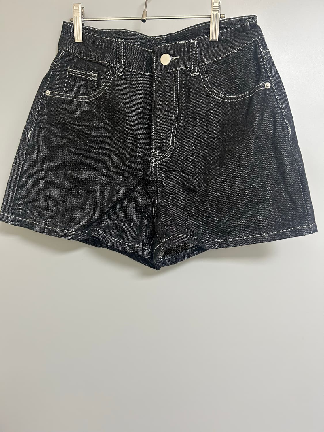 에이블리 생지 데님 숏팬츠 상품이미지2