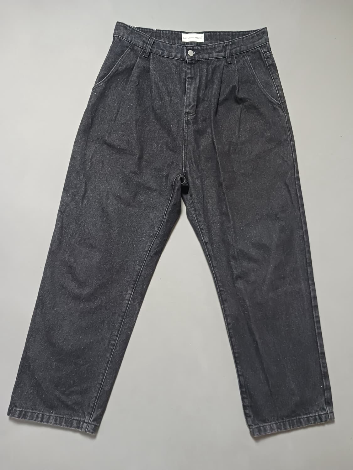 [32] 라퍼지스토어 와이드 블랙진 청바지 상품이미지1