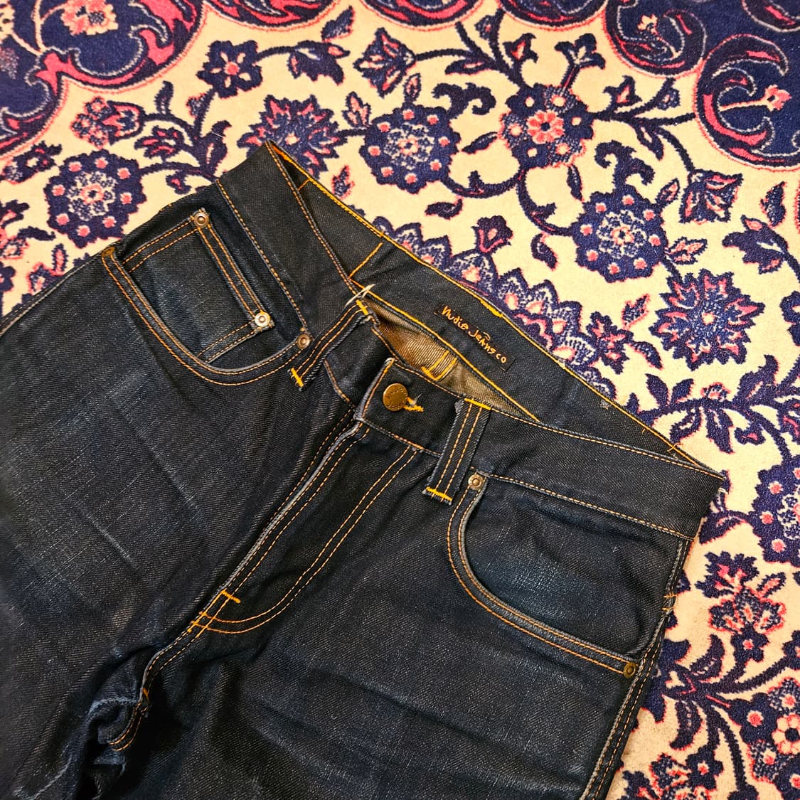 누디진 슬림 스트레이트 데님 팬츠 상품이미지6