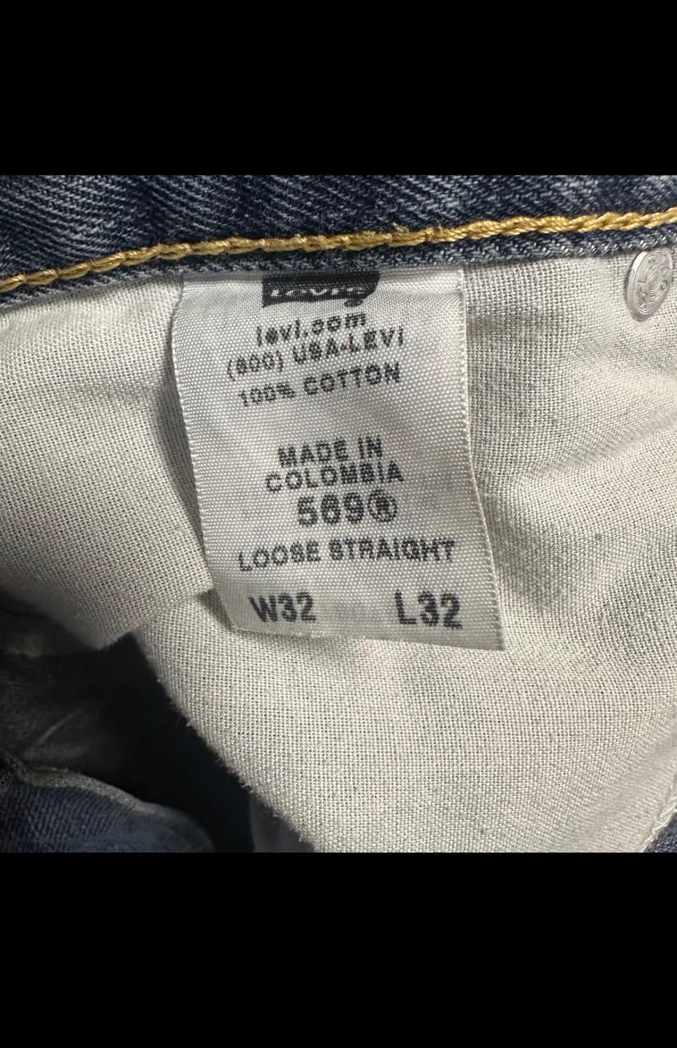 리바이스 569 루즈 스트레이트핏 W32 X L32 상품이미지3