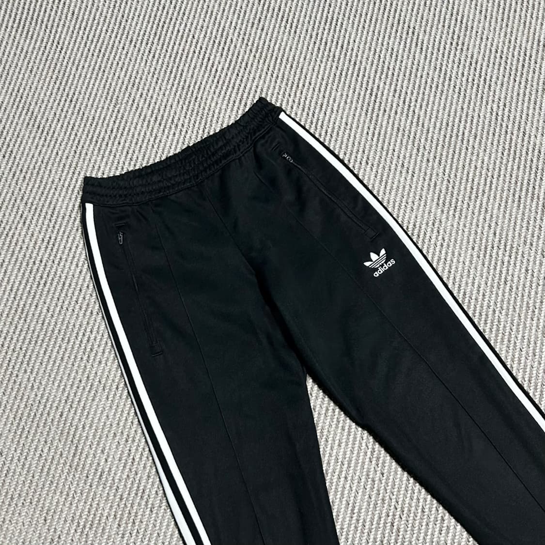 [XS] adidas 아디다스 베켄바우어 검/흰 트랙 트레이닝 팬츠 상품이미지2