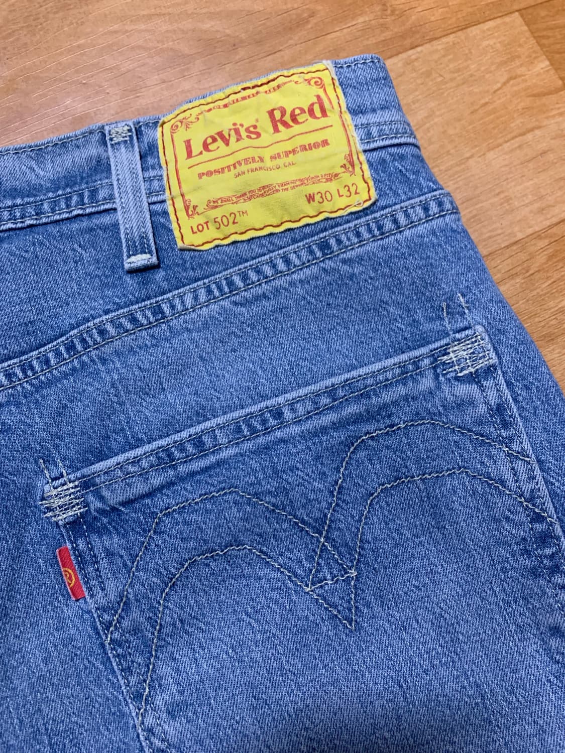 LEVIS RED 리바이스 레드 502 테이퍼-진 데님팬츠 상품이미지10