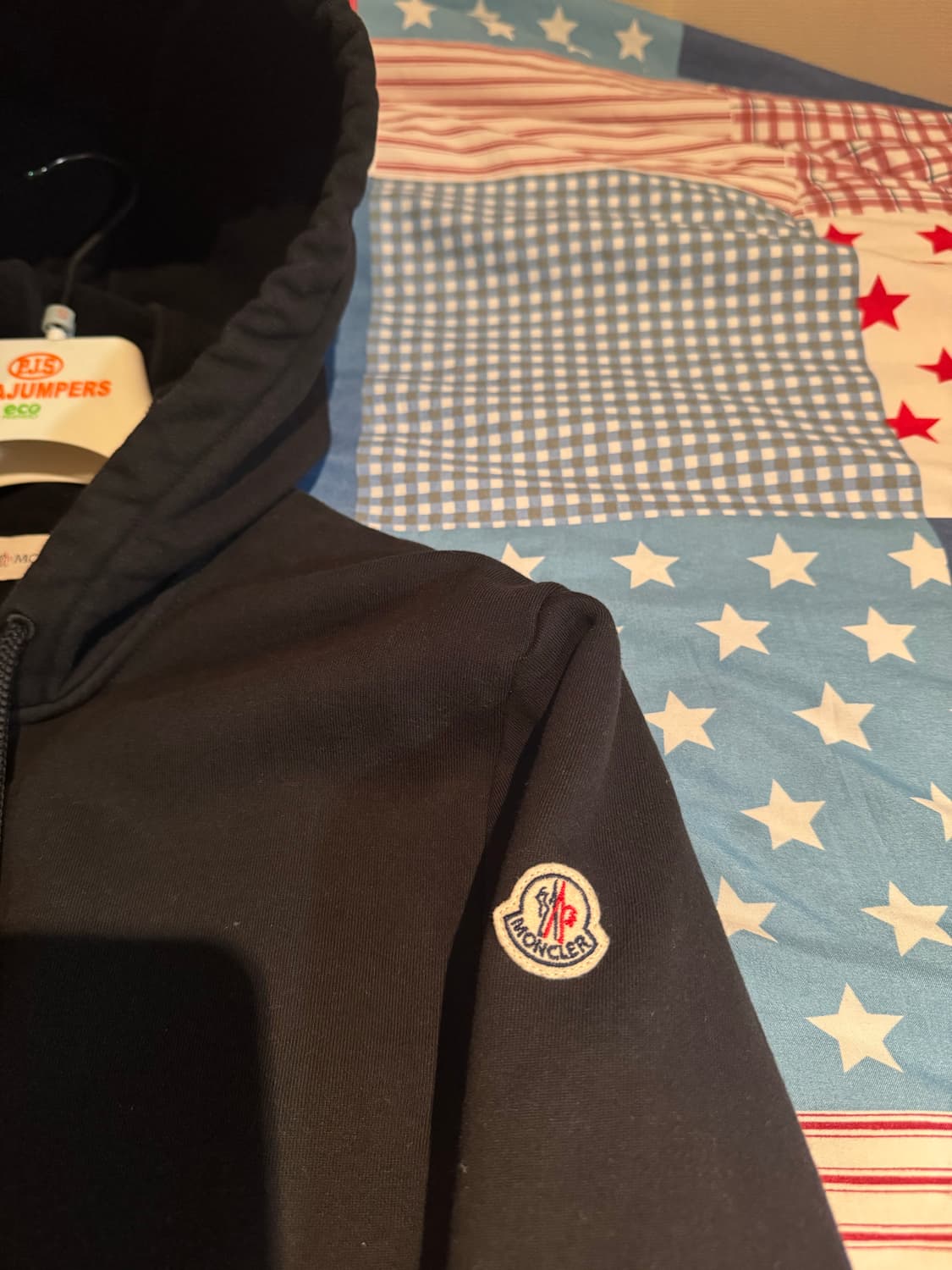 몽클레어 여성 후드집업 블랙 상품이미지3