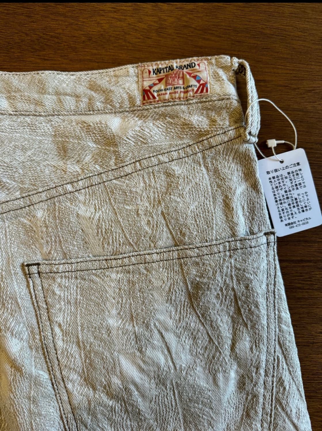 (32)KAPITAL 12oz 맥파이 데님 5P 쇼츠 키나리 상품이미지5