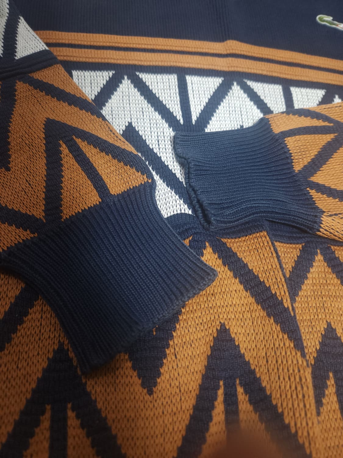 라코스테 패턴 니트 스웨터, L 상품이미지5