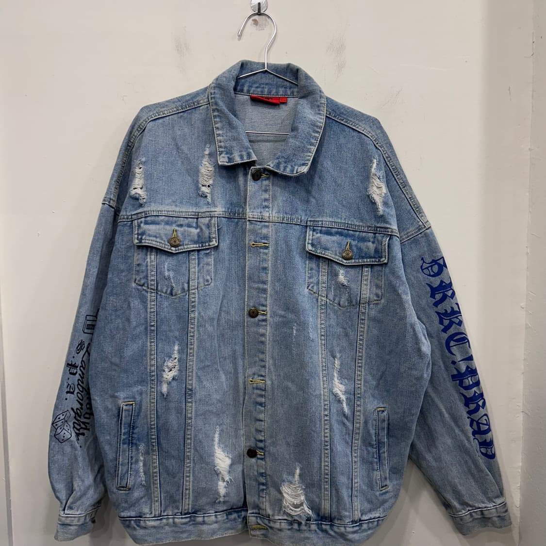 GRKC 그래피티 백포인트 오버핏 데님자켓 상품이미지2
