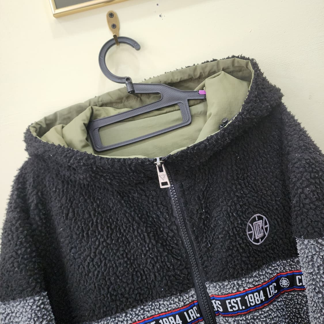 NBA LA 클리퍼스 리버서블 후드 점퍼 상품이미지5