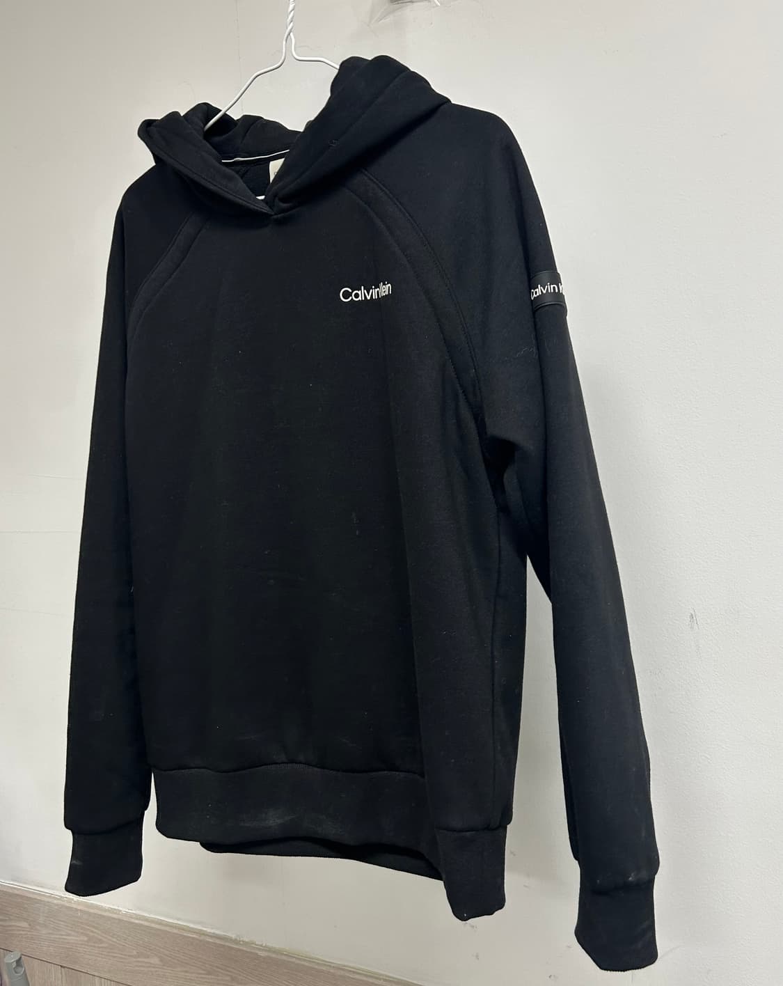 캘빈클라인 블랙 후드 트레이닝 세트 상품이미지3