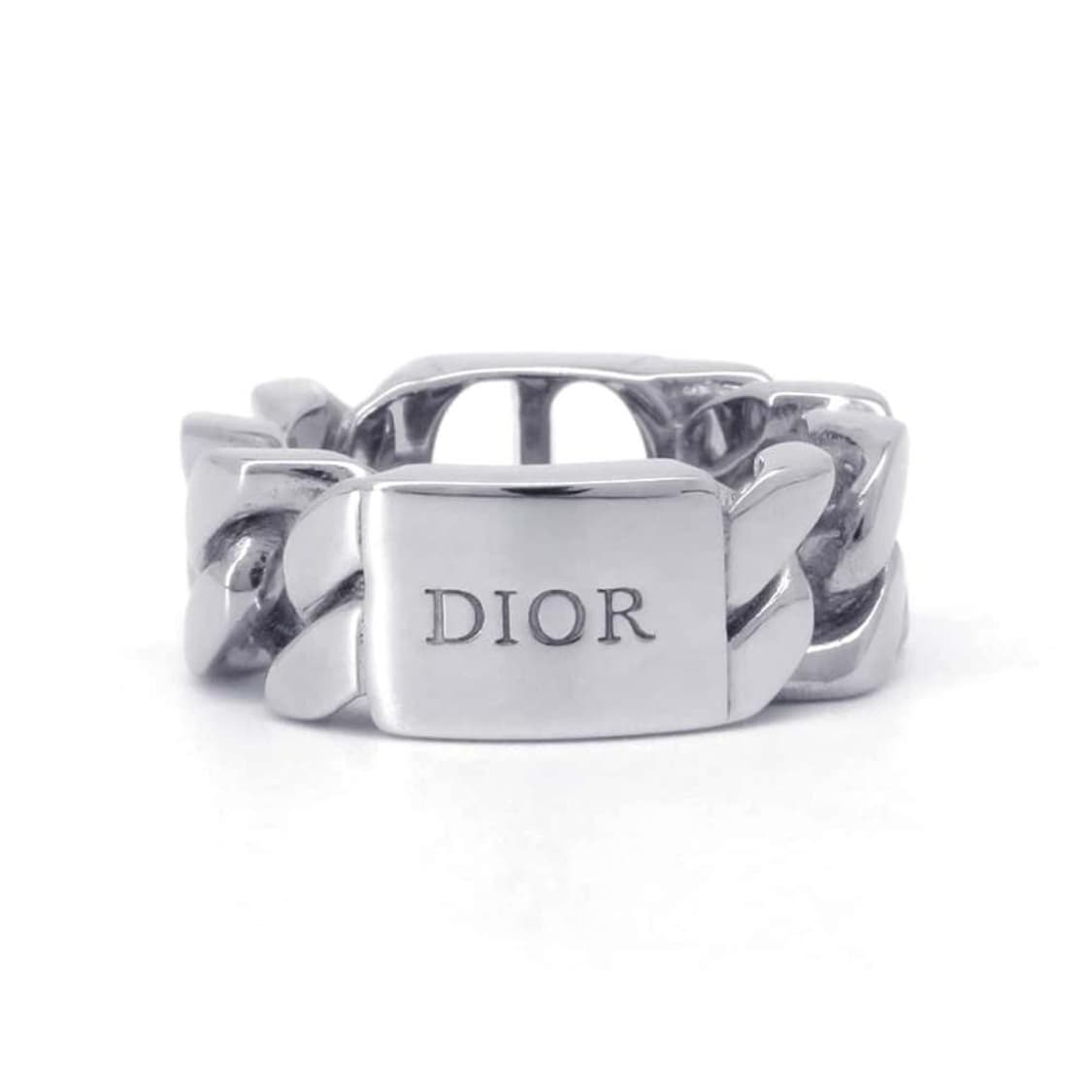 Dior chain Icon ring 디올 스털링 체인 실버링 반지  상품이미지1