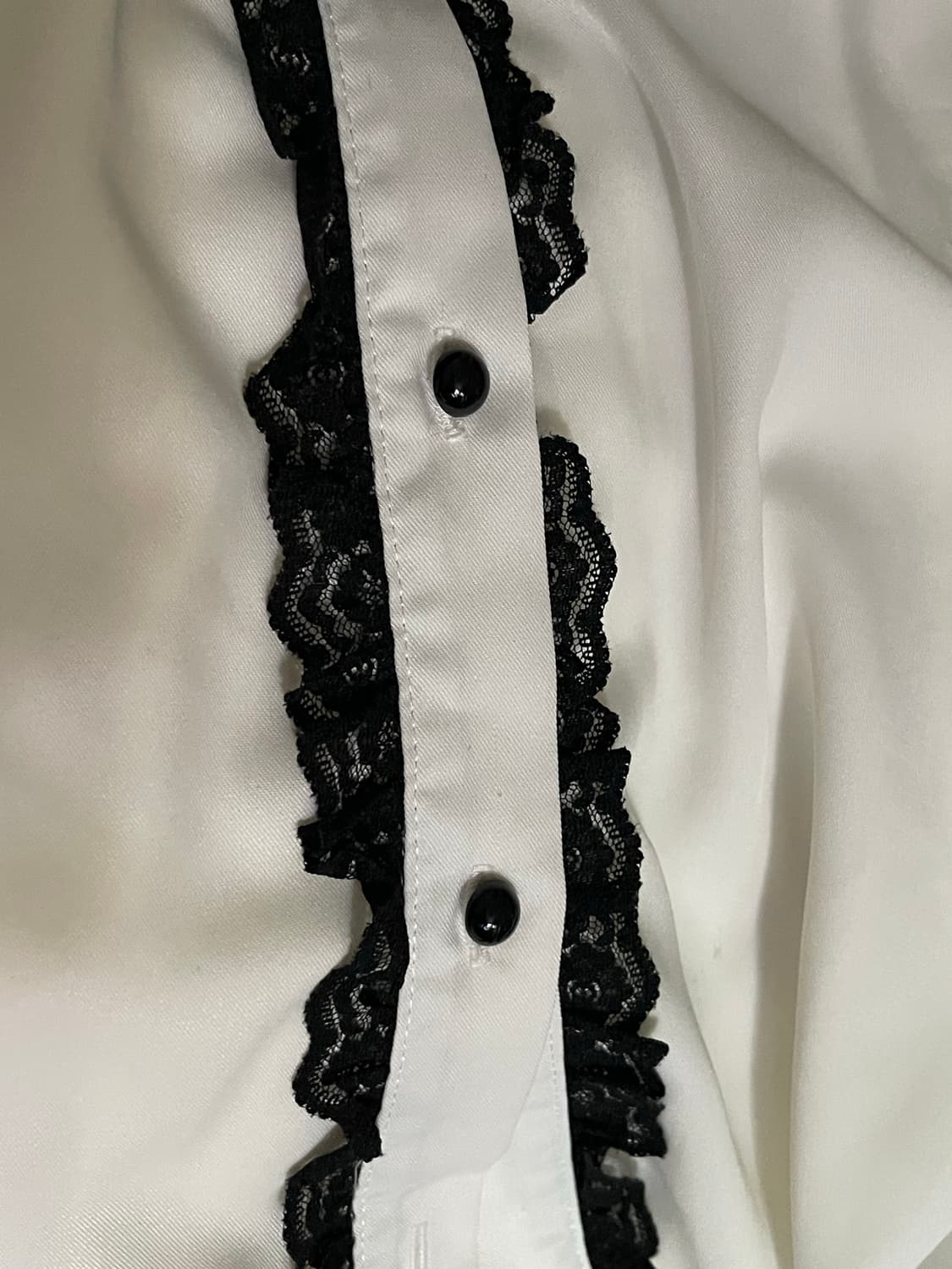 Rojita 로지타 백흑 블라우스 상품이미지2