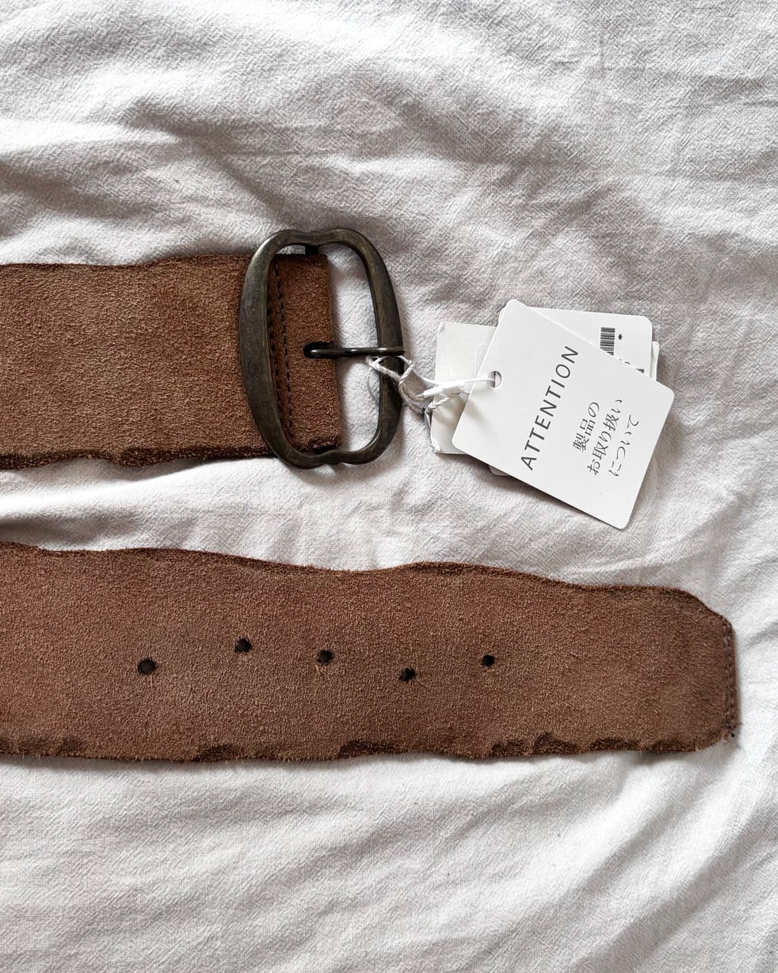 마르지엘라 ss06 스웨이드 레더 벨트 상품이미지2